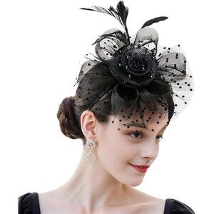 Women Fashion Cocktail Hat Headband for Wedding And Tea Patry
